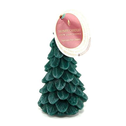 Yule Tree Beeswax Candle