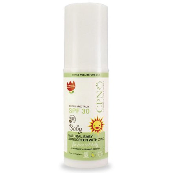 Natural Baby Sunscreen with Zinc, SPF 30 1.6oz