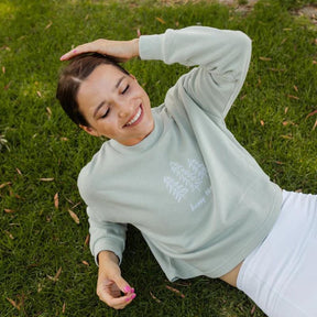 Celadon Grove Women’s Crop Sweatshirt - XS
