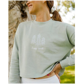 Celadon Grove Women’s Crop Sweatshirt