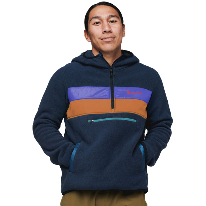 Men's Teca Fleece Hooded Half-Zip Jacket