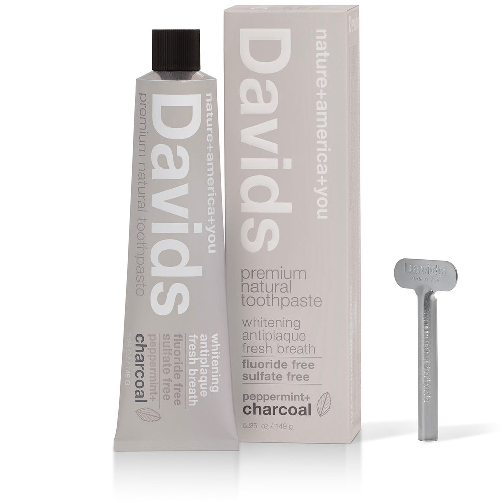 Davids Fluoride Free Peppermint Toothpaste | EarthHero