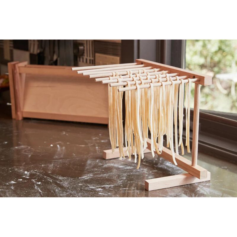 Verve Culture Italian Beechwood Collapsible Pasta Drying Rack