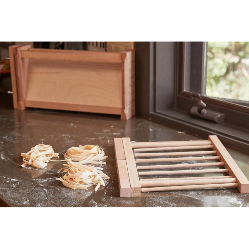 Italian Beechwood Collapsible Pasta Drying Rack