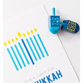 Minimal Menorah Hanukkah Greeting Cards 8pk