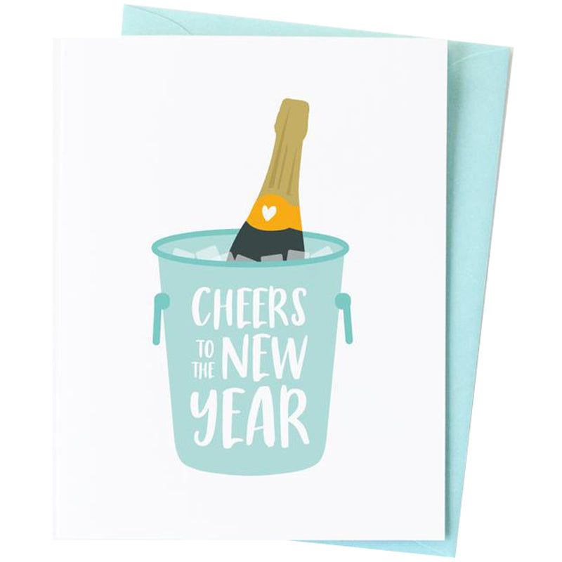 New Year Cheers Greeting Cards 8pk