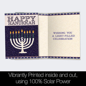 Jerusalem Mosaic Hanukkah Greeting Card Set 10pk