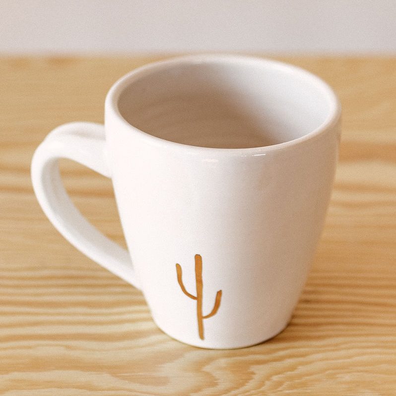 Handmade Ceramic Cactus Mug