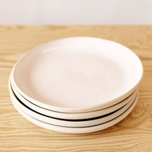 Handmade Ceramic Saucy Plate 4pk