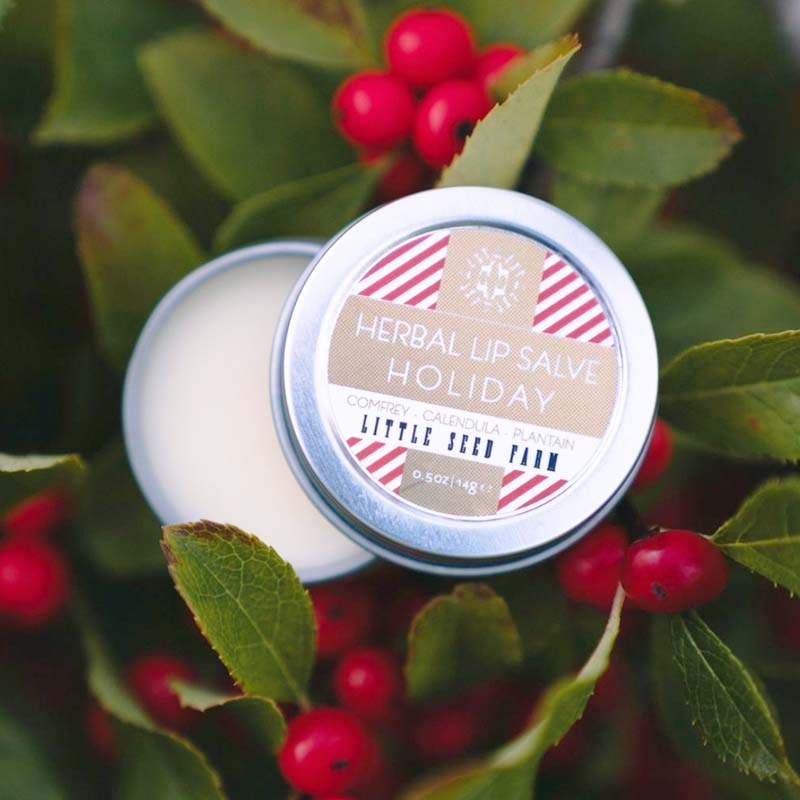 Organic Holiday Lip Salve