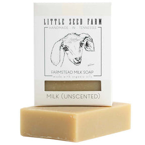 Unscented Goat's Milk Bar Soap for Sensitive Skin