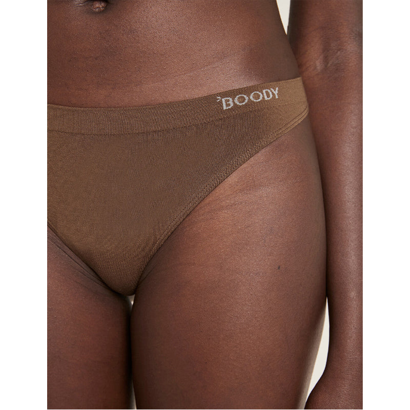 Boody EcoWear Women's G-String Seamless Thong G String Underwear Made From  Natural Organic Bamboo Viscose ? Soft Breathable Eco Fashion For Sensitive  Skin - Black Medium : : Clothing, Shoes & Accessories