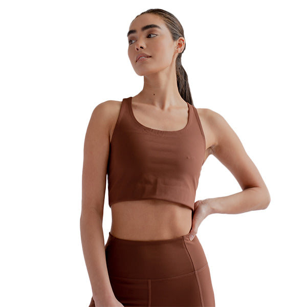 Earth Tommy Cropped Bra — Girlfriend Collective