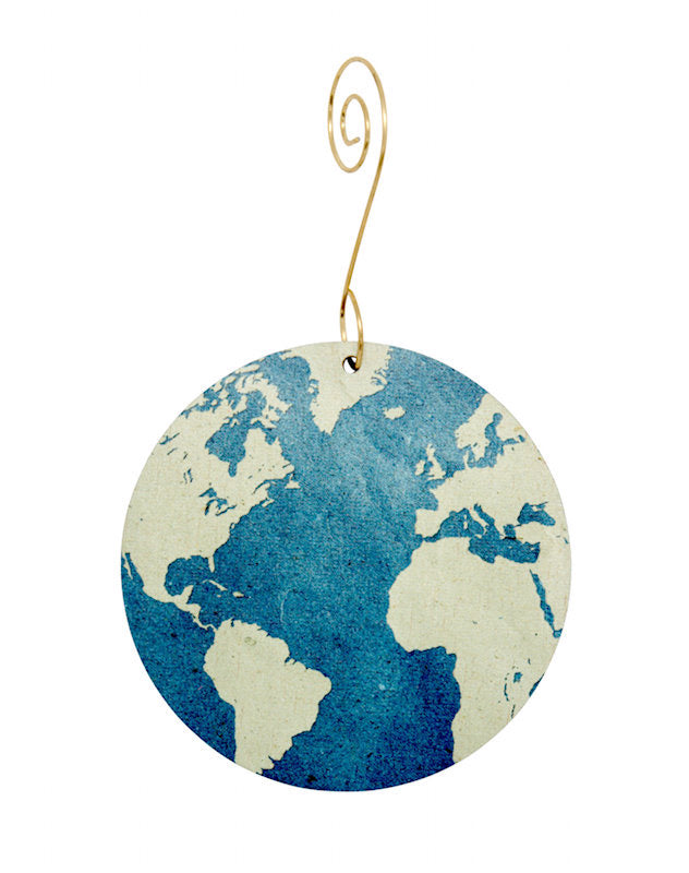 Earth Holiday Ornament