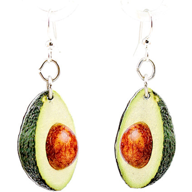 Avocado Gifts Wooden Earrings
