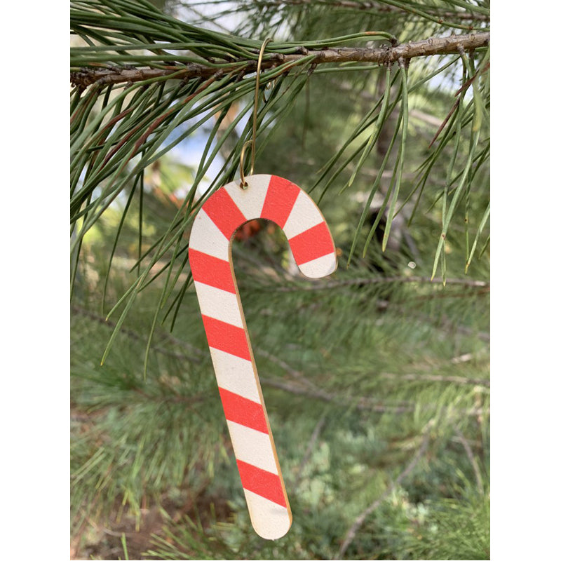 Candy Cane Holiday Ornament