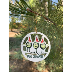 Peas On Earth Holiday Ornament