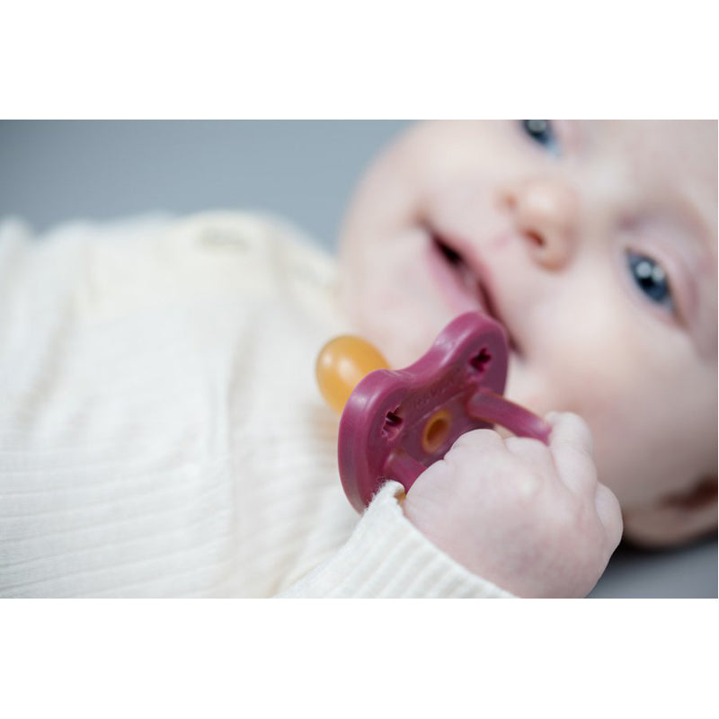 Ruby Natural Rubber Pacifier (3+ mo)