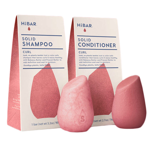 HiBAR Curl Shampoo + Conditioner Bars EarthHero