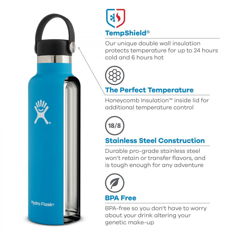 Custom Standard Mouth Water Bottle 24oz