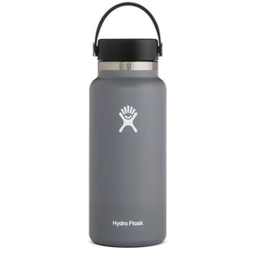 The Hydro Flask Thermos Cup Small Mouth Handle Cover Double Stainless Steel  American Sports Bottle (white)