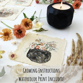Emma Vegan Soy Candle + Planter