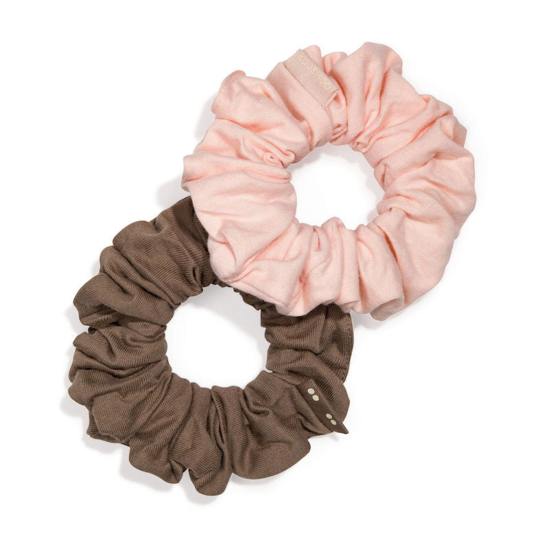 Blush Walnut Organic Hair Scrunchies