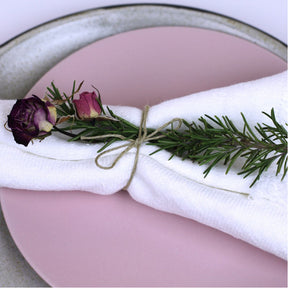 Linen Napkin - Luxury Thick Stonewashed - White