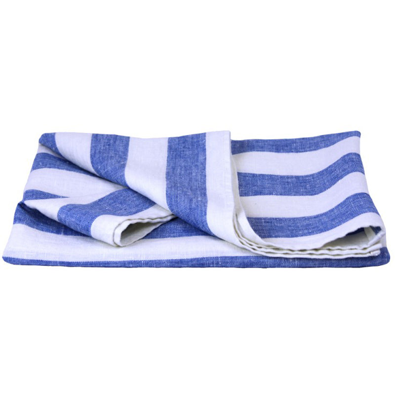 Linen Casa Kitchen Towel – Light Heather Blue