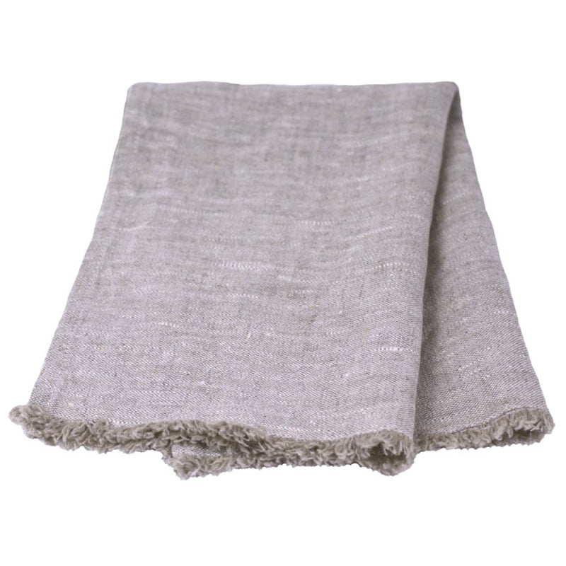 Luxury Thick Stonewashed Linen Guest Towel