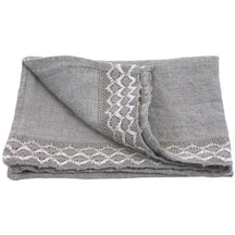 Linen Hand Towel - Luxury Thick Stonewashed - Natural Lace