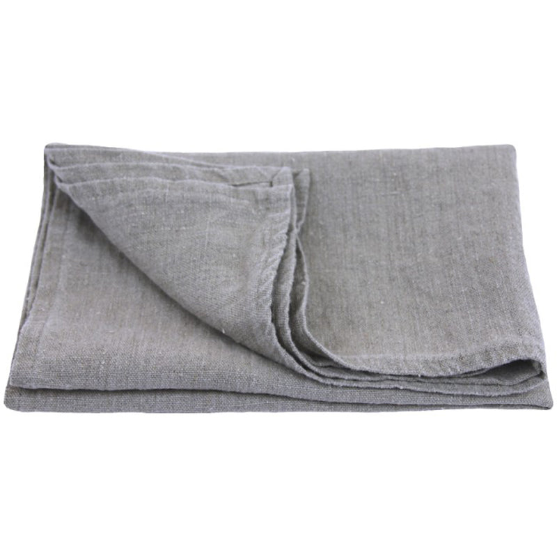 Linen Kitchen Towel - Luxury Thick Stonewashed - Natural
