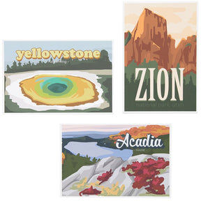 National Parks Postcards