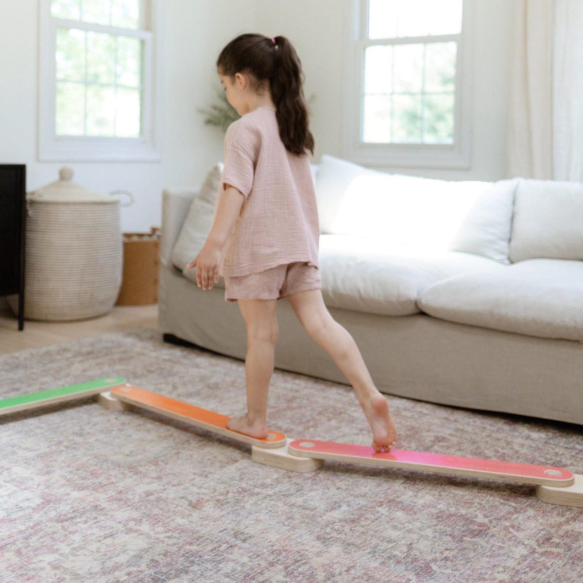 Montessori Wooden Balance Board for Kids - Develop Coordination and Balance  – Bunny Hopkins