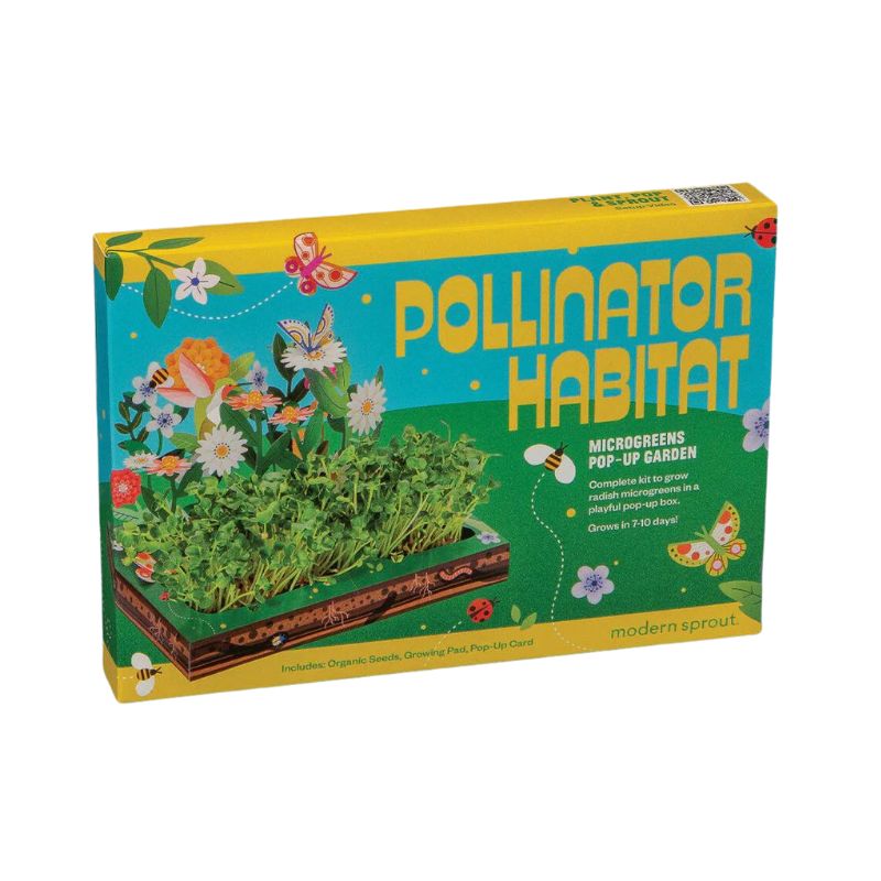 Microgreens Pop-Up Kit: Pollinator Habitat