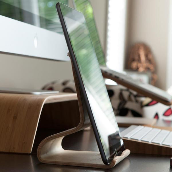 Bamboo Wood Tablet Stand