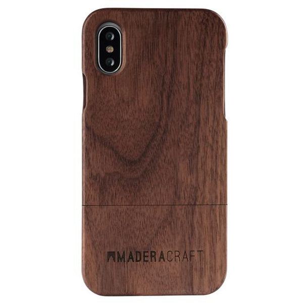 Walnut Wood iPhone X Case
