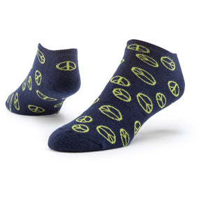 Organic Cotton Patterned Cushioned Footie Socks