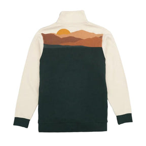Mountain Sunset Quarterzip Sweatshirt - XL