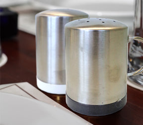 Molded Bamboo® and Stainless Steel Salt & Pepper Shakers