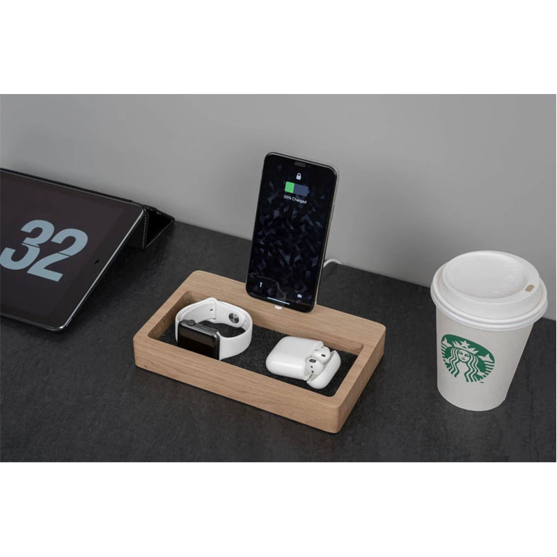 Organizer Wooden iPhone Charging Dock