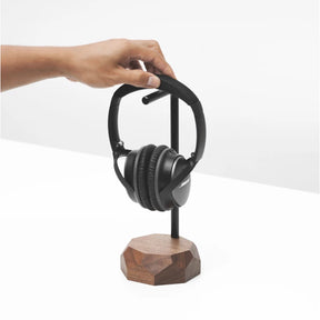 Handmade Minimalistic Wooden Headphone Stand