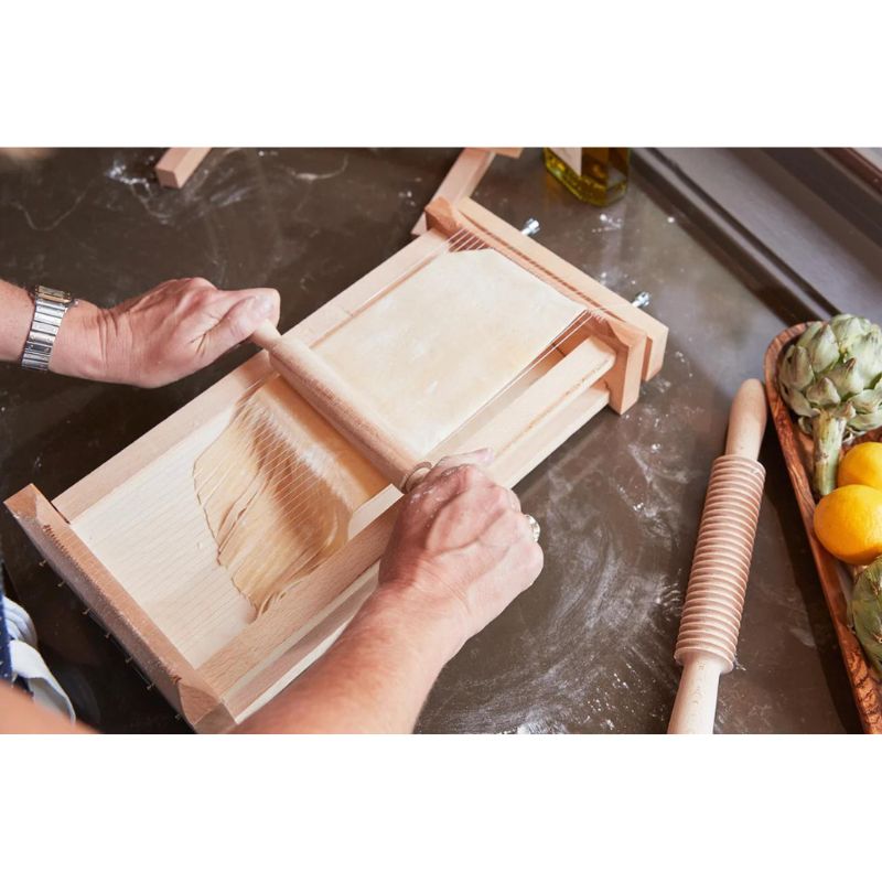 Italian Pasta Chitarra with Rolling Pin - Small