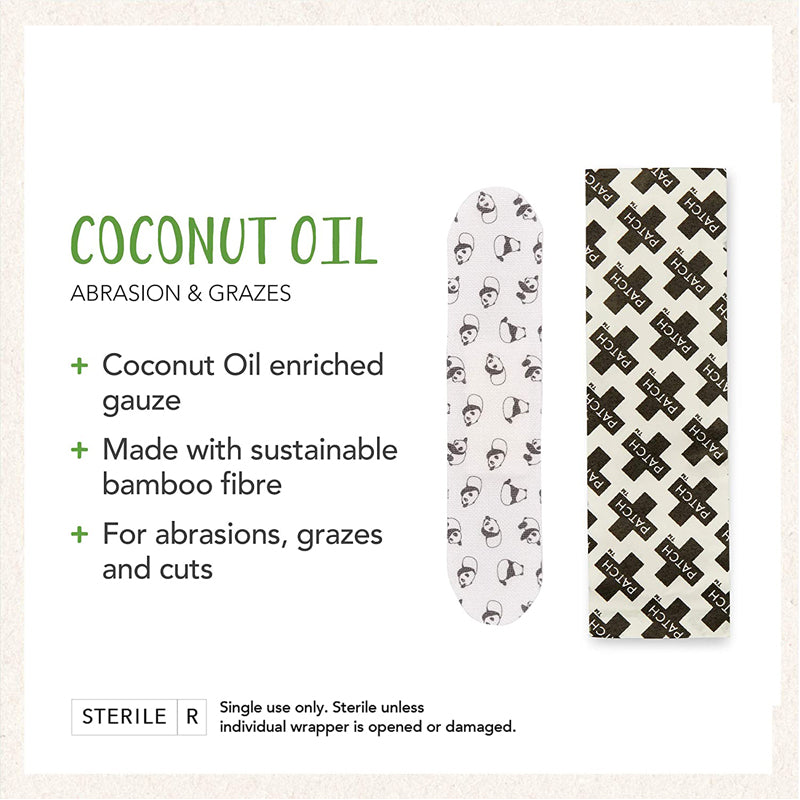 Coconut Oil Compostable Bamboo Bandages 25ct