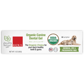 Organic Coconut Oil Dog Toothpaste Gel
