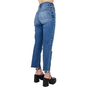 Rebel Straight High-Rise Jeans