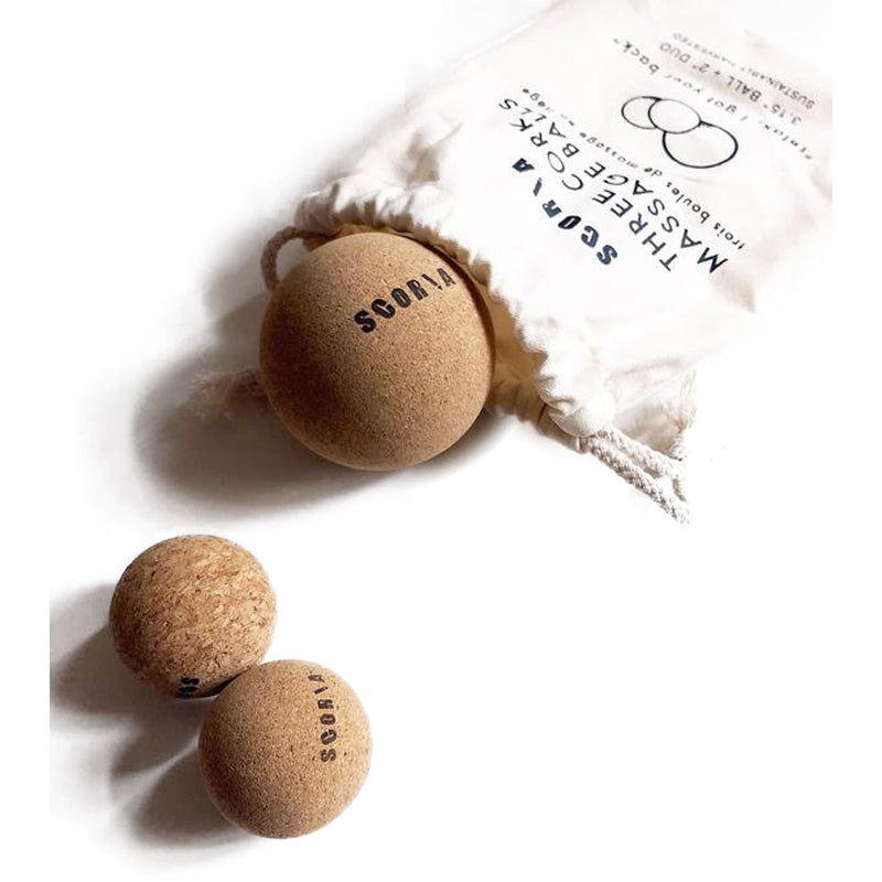 Cork Trigger Point Massage Balls 3pk