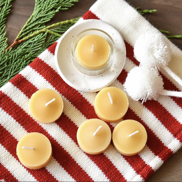 Beeswax Tealight Candle Refills