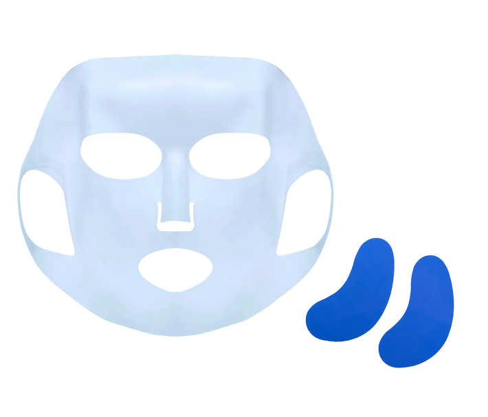 Reusable Silicone Sheet Mask Set for Face + Eyes