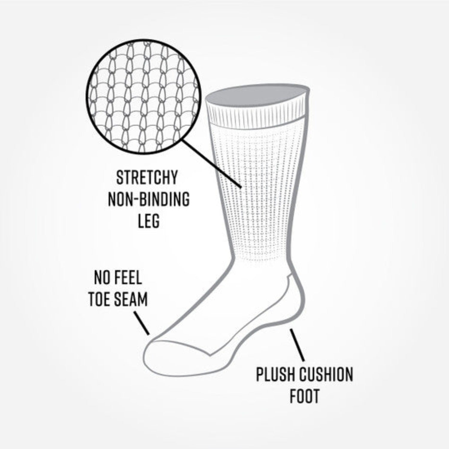 Organic Cotton Socks - Diabetic